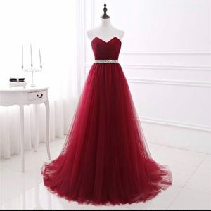 Red prom dress!